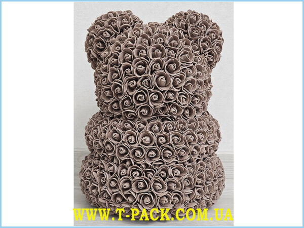 Brown rose teddy bear_2