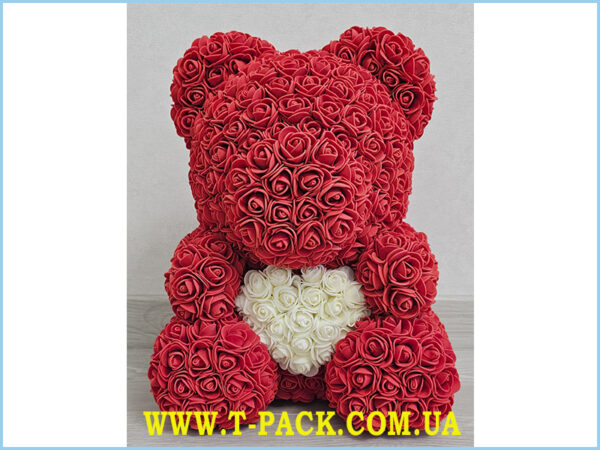 Red rose teddy bear with heart_2