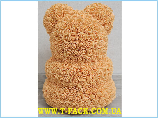 Orange rose teddy bear._2