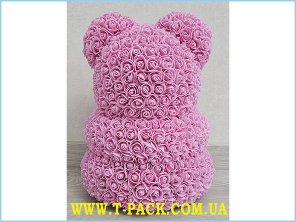 Pink Rose Bear with Heart