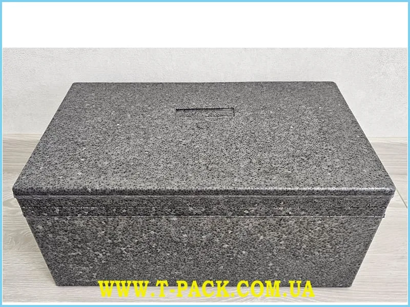 Термоконтейнер з пінопласту T-PACK графітовий 11л