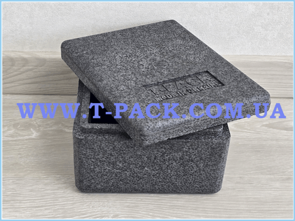 Термоконтейнер з пінопласту T-PACK 2.1л графітовий