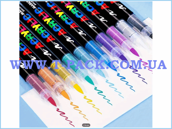 Набір акрилових маркерів GuangMa 72 кольори