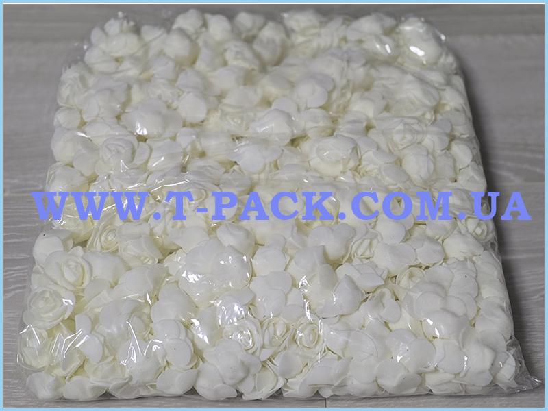 Троянди з фоамірану айворі, 500шт - Зображення 4